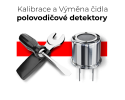 Kalibrace a Výměna čidla polovodičové detektory