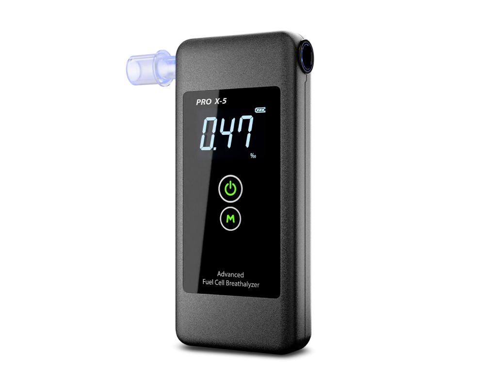 Alkohol tester PRO-X 5 – pohled zepředu
