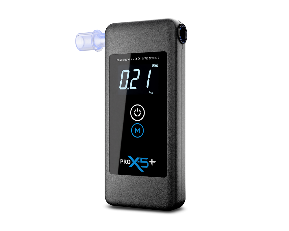 Alkohol tester PRO-X 5+ pohled zepředu